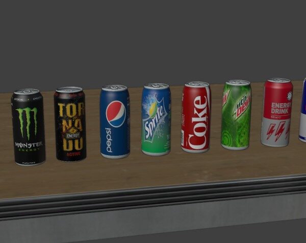 Branded Energy Drinks FiveM Props